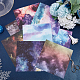 GORGECRAFT 12 Styles Patterned Paper Pad Scrapbook Paper Pack 24 Sheet Single-Sided Paper Collection Starry Sky Themed Decorative Page Album Background Cardstock Craft Paper DIY-WH0304-343A-5
