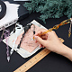 CRASPIRE 4 Colours Glass Dip Pen Vine-shaped Crystal Glass Pen Glass Calligraphy Signature Pen for Greeting Cards AJEW-WH0029-78-3