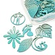 1 Set Spray Painted Alloy Charms FIND-YW0003-11D-2