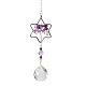 K9 Kristallglas große hängende Dekorationen HJEW-PW0001-013E-1