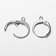 304 Stainless Steel Leverback Earring Findings X-STAS-I045-02-1
