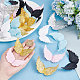 Arricraft ornamento di plastica delle ali di angelo di 36pcs 6 colori DIY-AR0002-99B-4
