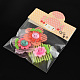 Sun Flower Nylon Magic Tape Hair Clips OHAR-R091-04-3