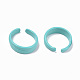 Spray Painted Alloy Cuff Rings RJEW-T011-28B-RS-2