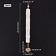 Chgcraft ステルスストーンセレナイトクリスタルワンドワイヤーラップビッグペンダントギフトや家の装飾のためのヒーリングクリスタルワンド PALLOY-PH01475-2