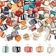 Ahadermaker 100 piezas 5 colores encantos de concha teñida natural SHEL-GA0001-13-1