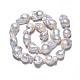 Natural Baroque Pearl Keshi Pearl Beads Strands PEAR-N019-12A-2