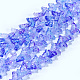 Transparent perles de verre brin GLAA-K002-02H-6
