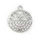 Подвески из сплава со стразами Micro Pave FIND-K020-18P-1
