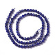 Chapelets de perles en lapis-lazuli naturel G-F596-15-3mm-2