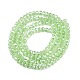 Chapelets de perles en verre électroplaqué&nbsp;EGLA-A044-T2mm-A09-3
