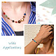 Spritewelry 200pcs 10 couleurs brins de perles de verre peintes GLAA-SW0001-03-9