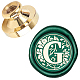 Wax Seal Brass Stamp Head AJEW-WH0130-918-1