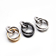 304 Stainless Steel Interlocking Ring Pendants STAS-E090-90-1