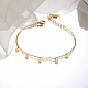 Stylish Stainless Steel Chain Bracelet for Women EA2794-1-1