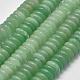 Натуральный зеленый авантюрин heishi beads strands G-K208-23-6mm-1
