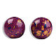 Perles en résine peintes par pulvérisation RESI-N034-19-V04-2