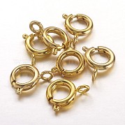 Латунная застежка пружинного кольца KK-H418-G