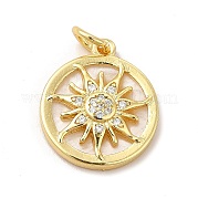 Подвески из латуни и кубического циркония KK-G459-02G-02
