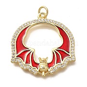 Латунные микро проложить кубического циркония подвески KK-Q043-20G-01