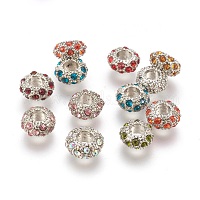 Legierung Rhinestone European Beads&nbsp;CPDL-H998