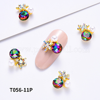 Wholesale FINGERINSPIRE 60 Pcs 25mm Beige Flat Back Pearl Extral