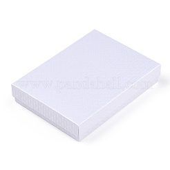 Boîtes à bijoux en carton texturé en losange&nbsp;LS-CBOX-T006-01F