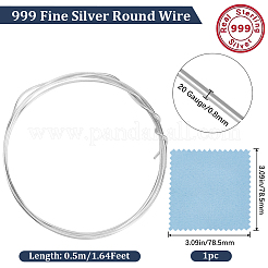 999 feiner Silberdraht aus Sterlingsilber&nbsp;STER-BBC0006-66C