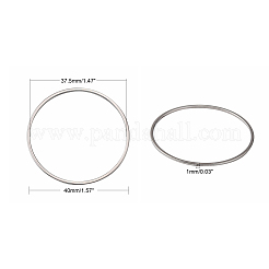 Anneau de liaison en acier inoxydable 304 résistant au ternissement&nbsp;X-STAS-T047-15C