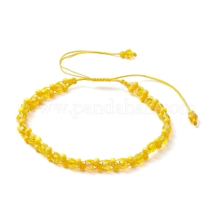 Bracciali con perline di vetro con vernice da forno&nbsp;BJEW-MZ00155-01