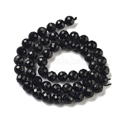 Natürliche schwarze Turmalin Perlen Stränge&nbsp;G-B088-C06-08
