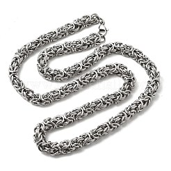 Collier en acier inoxydable 304 résistant au ternissement&nbsp;NJEW-H411-26