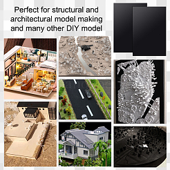 ABS-Kunststoffplatte&nbsp;DIY-WH0496-32C