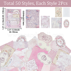1 Set Scrapbook-Papierblöcke&nbsp;DIY-SP0007-94A