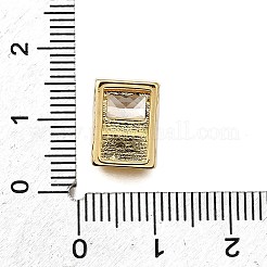 Mehrsträngige Glieder aus Messing mit klarem Zirkonia-Pavé&nbsp;KK-B136-17G