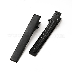 Accessoires pince à cheveux crocodile en fer&nbsp;PHAR-E017-01E-EB