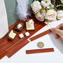 20 Stück Holzblatt-Miniatur-Ornamente&nbsp;DIY-WH0661-57A