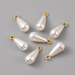 Pendentifs en plastique imitation perle ABS&nbsp;KY-WH0045-25B-G