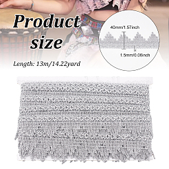 Funkelndes Polyester-Spitzenband&nbsp;OCOR-WH0080-33A