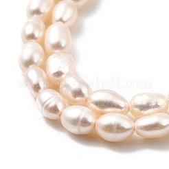 Brins de perles de culture d'eau douce naturelles&nbsp;PEAR-I007-01L-01A