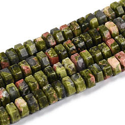 Natur Unakit Perlen Stränge&nbsp;G-N357-14A-10