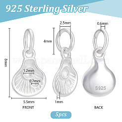 5 sertissage de strass en argent sterling&nbsp;STER-PH0005-13