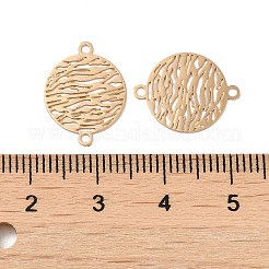 Verbindungsanhänger aus Messing mit Zahnstangenbeschichtung&nbsp;KK-Q792-10LG