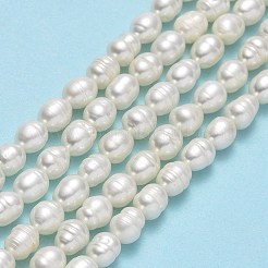 Brins de perles de culture d'eau douce naturelles&nbsp;PEAR-J006-14B-01