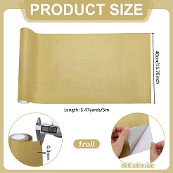 Autocollants muraux en polyester pailleté&nbsp;AJEW-WH0752-024B