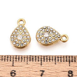 Strass-Anhänger aus Edelstahl 304&nbsp;STAS-N110-36G