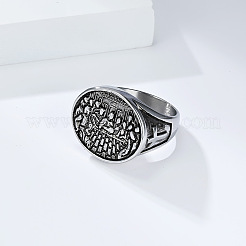 304 Edelstahl Fingerringe für Männer&nbsp;WGC3173-01