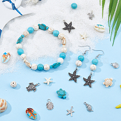 Kits de perles et breloques à faire soi-même sur le thème de l'océan d'été&nbsp;DIY-HS0001-75