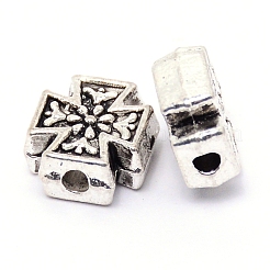 Tibetischer stil legierung perlen&nbsp;TIBEB-TAC0001-02AS-RS