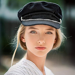 10 chaîne gourmette en aluminium et 10 styles en plastique ABS imitation perle pour casquette de baseball&nbsp;AJEW-UN00033